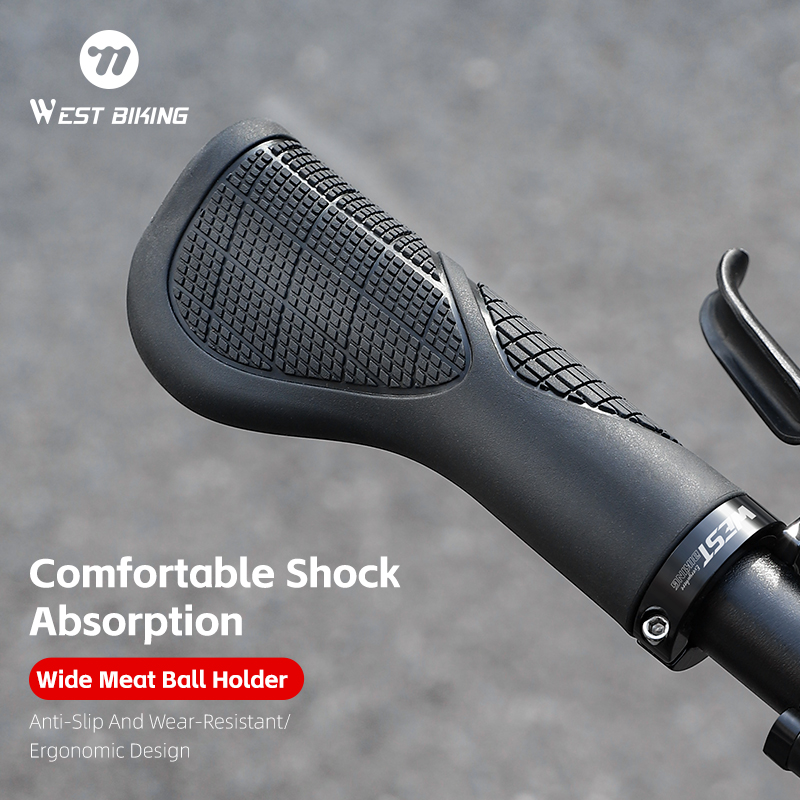 Commuter Bike Lock - Велосипедные ручки WEST BIKING, амортизирующие мягкие