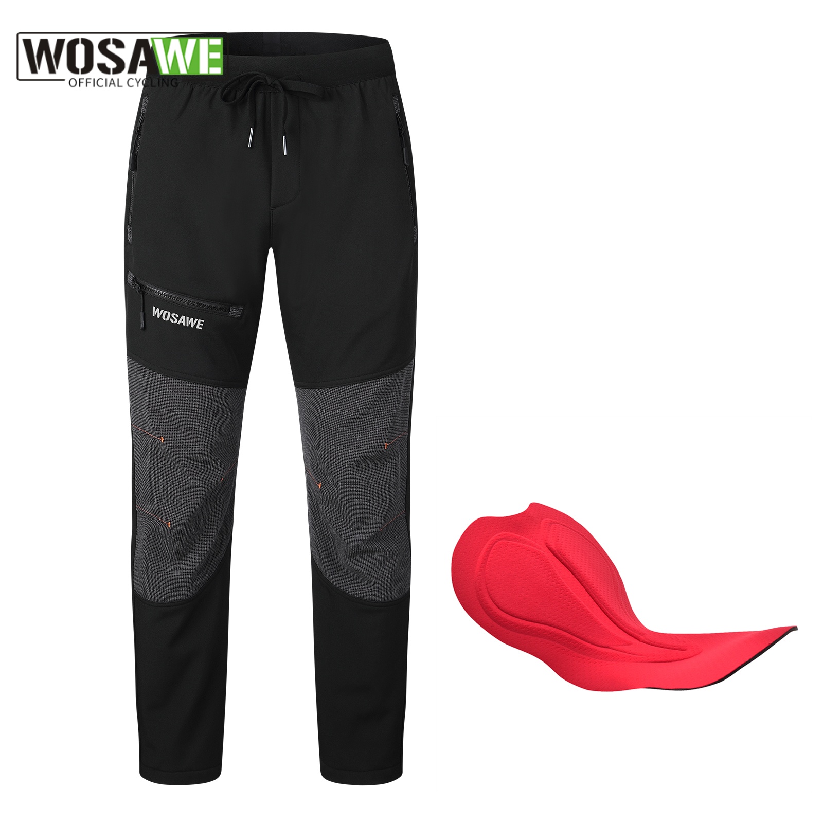 Cycling Commute Pants - Мужские велосипедные штаны WOSAWE с утеплителем,