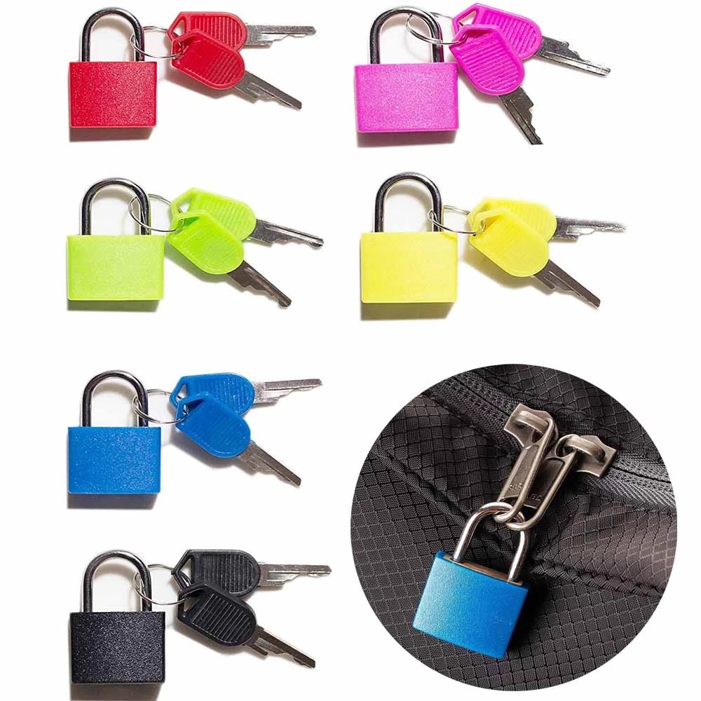 Cable Lock Flexible - Новый 6-цветный маленький мини-прочный стальной замок